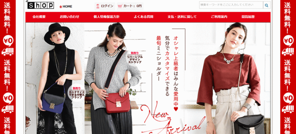 偽サイトの画像