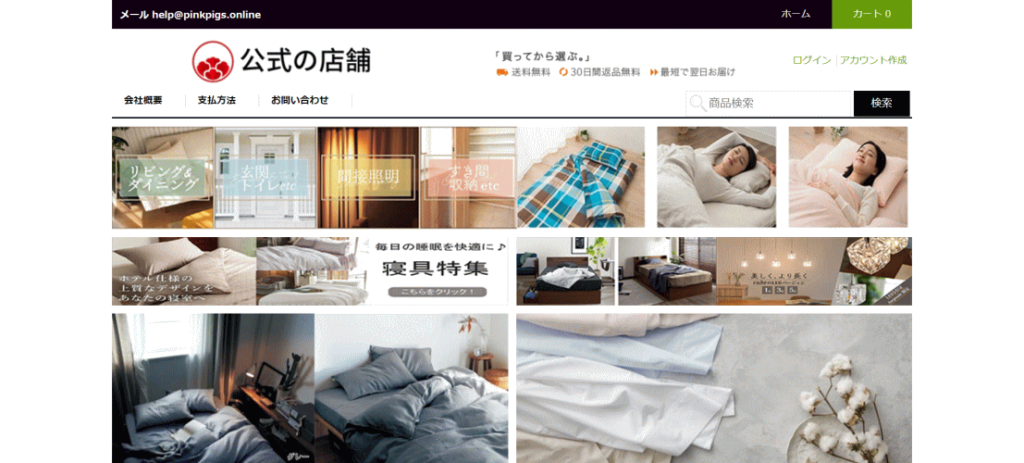 偽サイトの画像